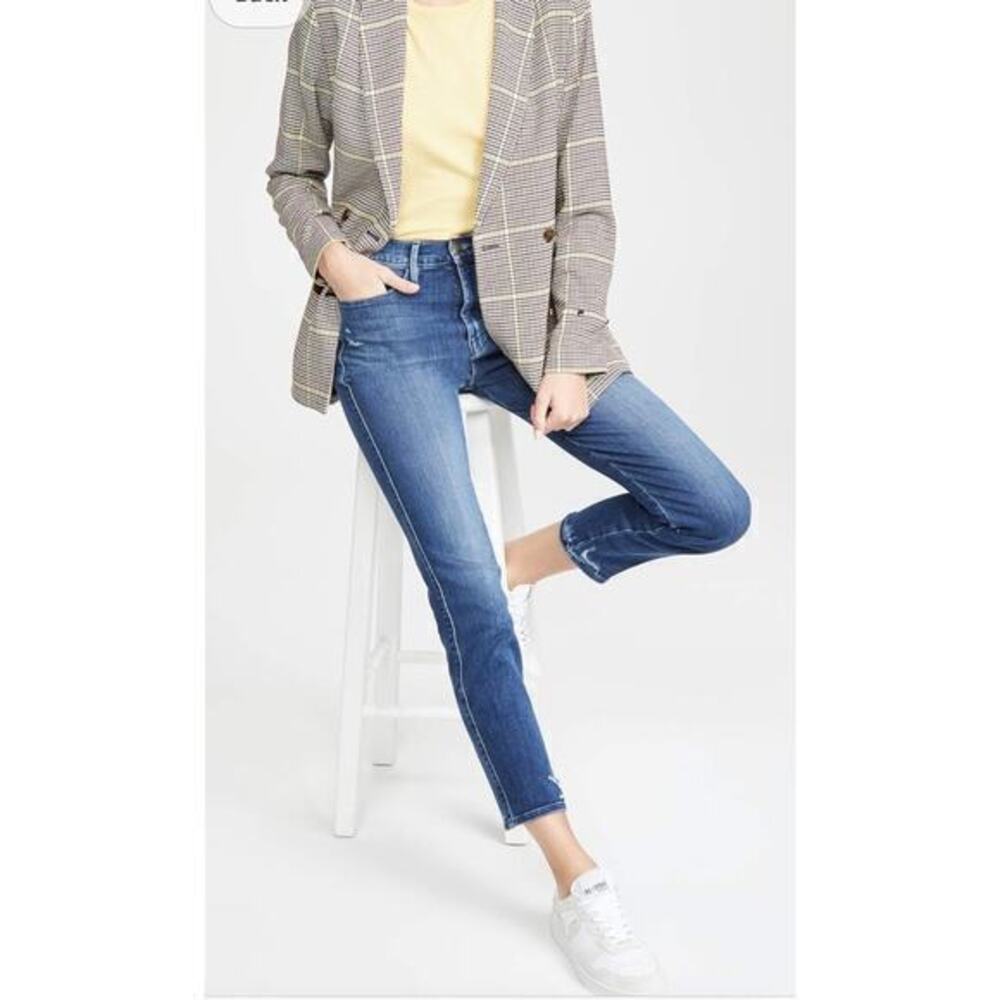 FRAME Le Sylvie Crop Jeans in Edgewater Chew Size 29‎